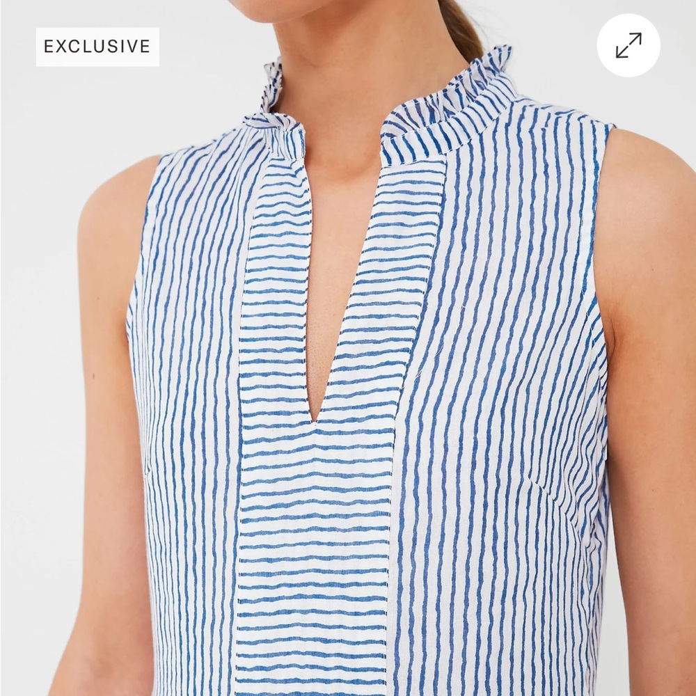 OLIPHANT Exclusive Blue Wiggy Yoke Dress - Picture 5 of 10